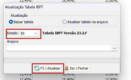 Faq Brajan Sistemas Passo A Passo De Como Atualizar A Tabela IBPT